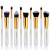 Beauty Inc. Professional Kabuki Brush Set 10pcs White